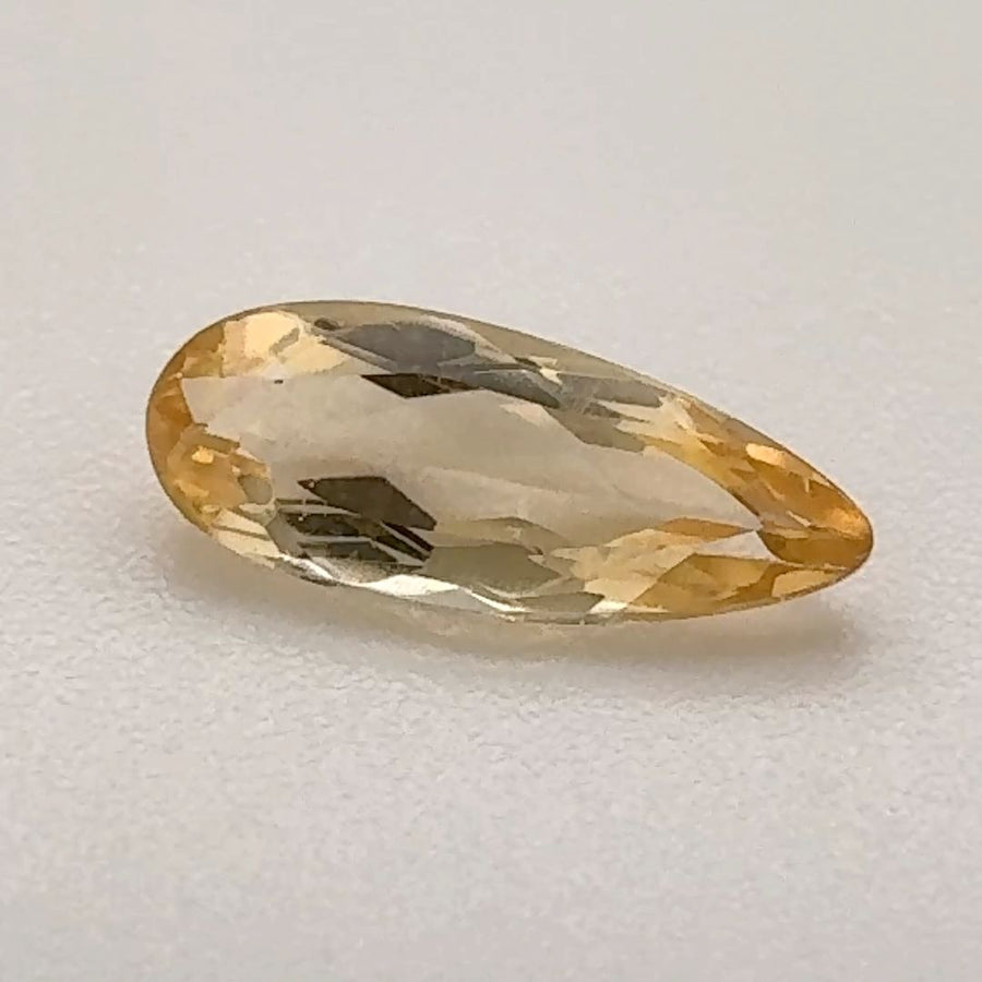 Pear Yellow Topaz 0.805ct loose gemstone