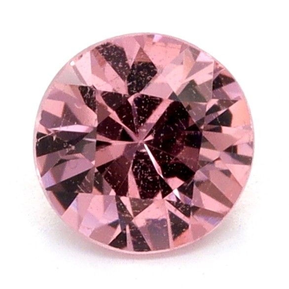 Round Pink Spinel 0.41ct loose gemstone