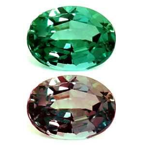 Oval Green Alexandrite 0.17ct loose gemstone