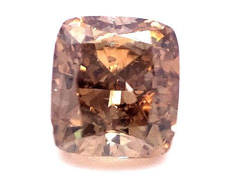 Cushion Champagne Natural Diamond 2.11ct I1 loose diamond