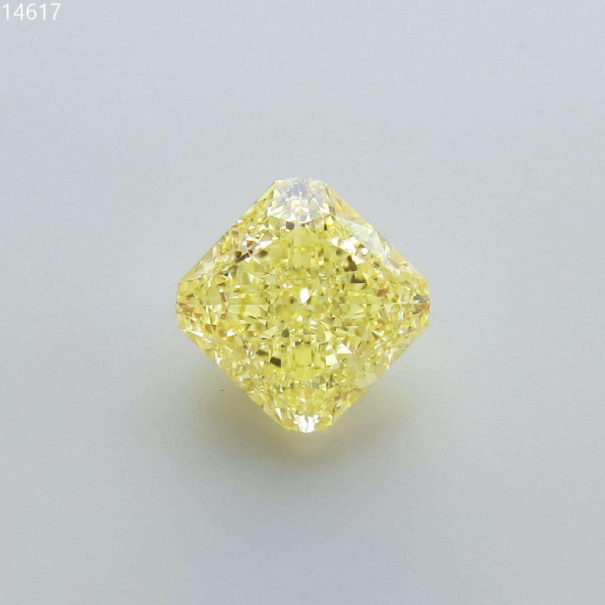 Square Radiant Fancy Yellow Natural Diamond 2.51ct VS1 loose diamond
