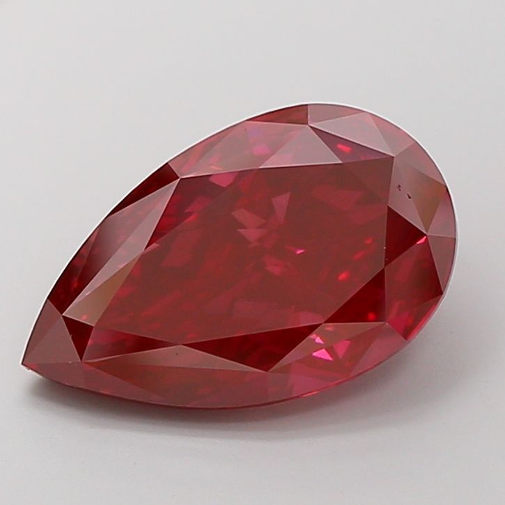 Pear Fancy Vivid Red Lab-grown Diamond 8.07ct VS1 loose diamond