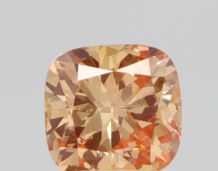 Cushion Fancy Orange Lab-grown Diamond 0.77ct VS1 loose diamond