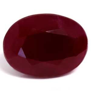 Oval Red Ruby 3.09ct loose gemstone