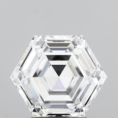 Hexagonal Lab-Grown Diamond 2.04ct D VVS1