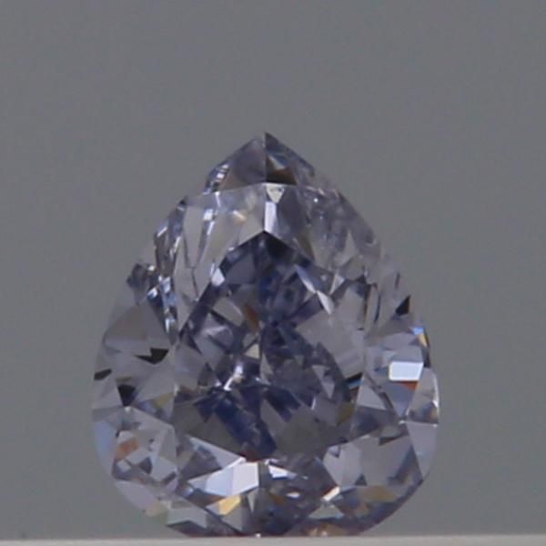 Pear Fancy Gray Blue Natural Diamond 0.08ct loose diamond
