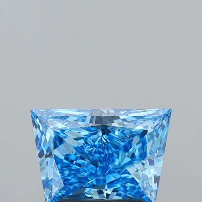 Trapezoid Fancy Vivid Blue Lab-grown Diamond 1.29ct VVS2 loose diamond