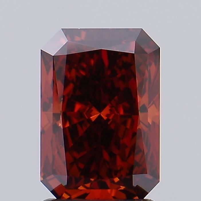 Radiant Fancy Deep Orange Lab-grown Diamond 1.52ct VS1 loose diamond