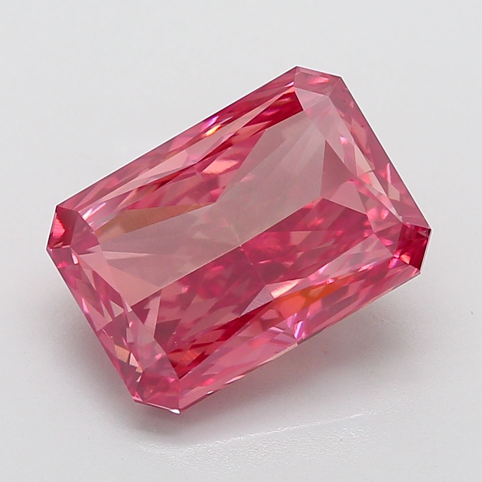 Radiant Fancy Vivid Red Lab-grown Diamond 10.05ct VVS2 loose diamond