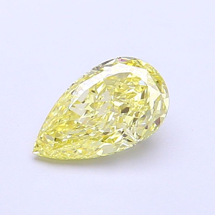 Pear Fancy Intense Yellow Lab-grown Diamond 1.02ct VVS2 loose diamond