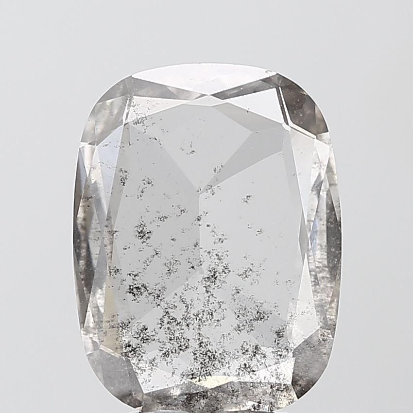 Cushion Salt And Pepper Lab-grown Diamond 2.47ct I1 loose diamond