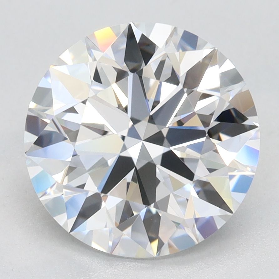 Round Lab-Grown Diamond 2.72ct D IF