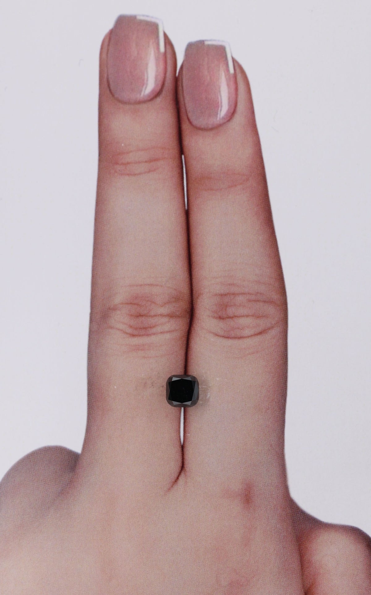 Cushion Black Natural Diamond 1.01ct loose diamond