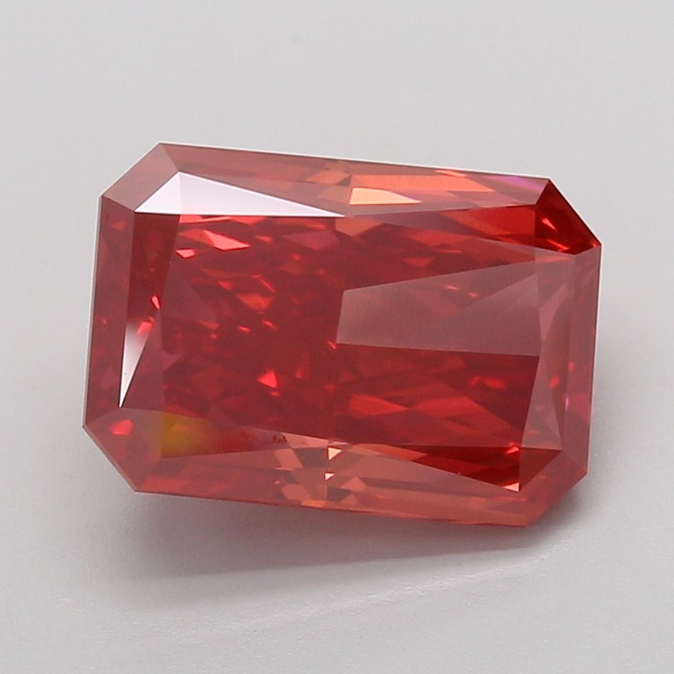 Radiant Fancy Vivid Red Lab-grown Diamond 5.51ct VVS2 loose diamond