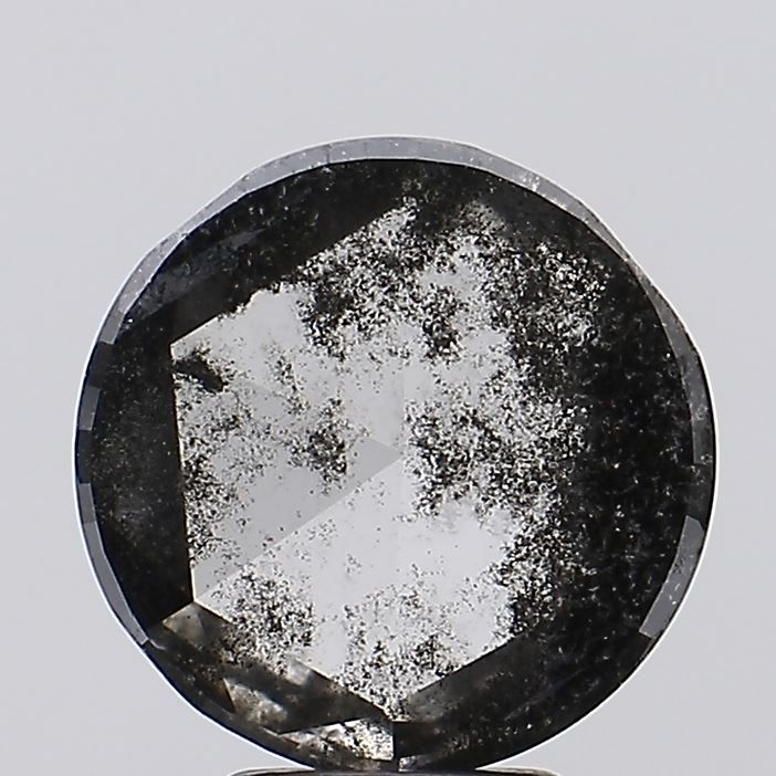 Rose Salt And Pepper Lab-grown Diamond 3.36ct I3 loose diamond