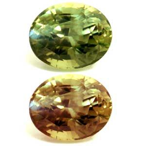 Oval Green Alexandrite 1ct loose gemstone