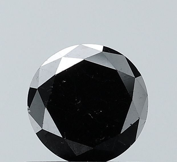 Round Black Natural Diamond 0.83ct VS2 loose diamond