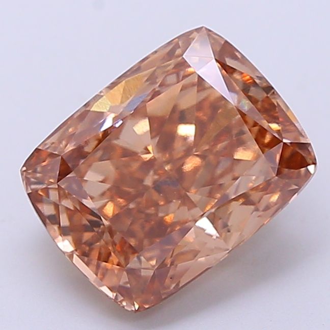 Cushion Fancy Brown Lab-grown Diamond 3.12ct VS1 loose diamond