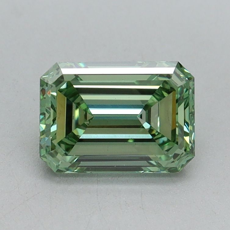 Emerald Fancy Intense Green Lab-grown Diamond 1.01ct VS1 loose diamond