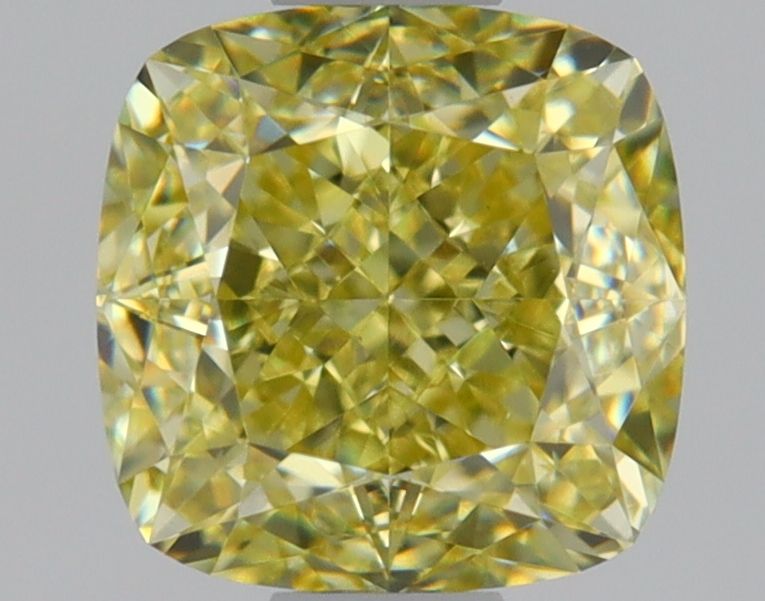 Cushion Fancy Light Brownish Yellow Natural Diamond 0.9ct VS1 loose diamond