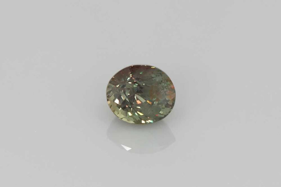 Oval Multi_color Alexandrite 0.68ct loose gemstone