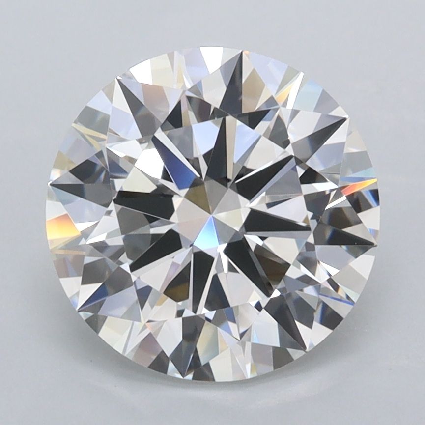 Round Lab-Grown Diamond 2.92ct D FL