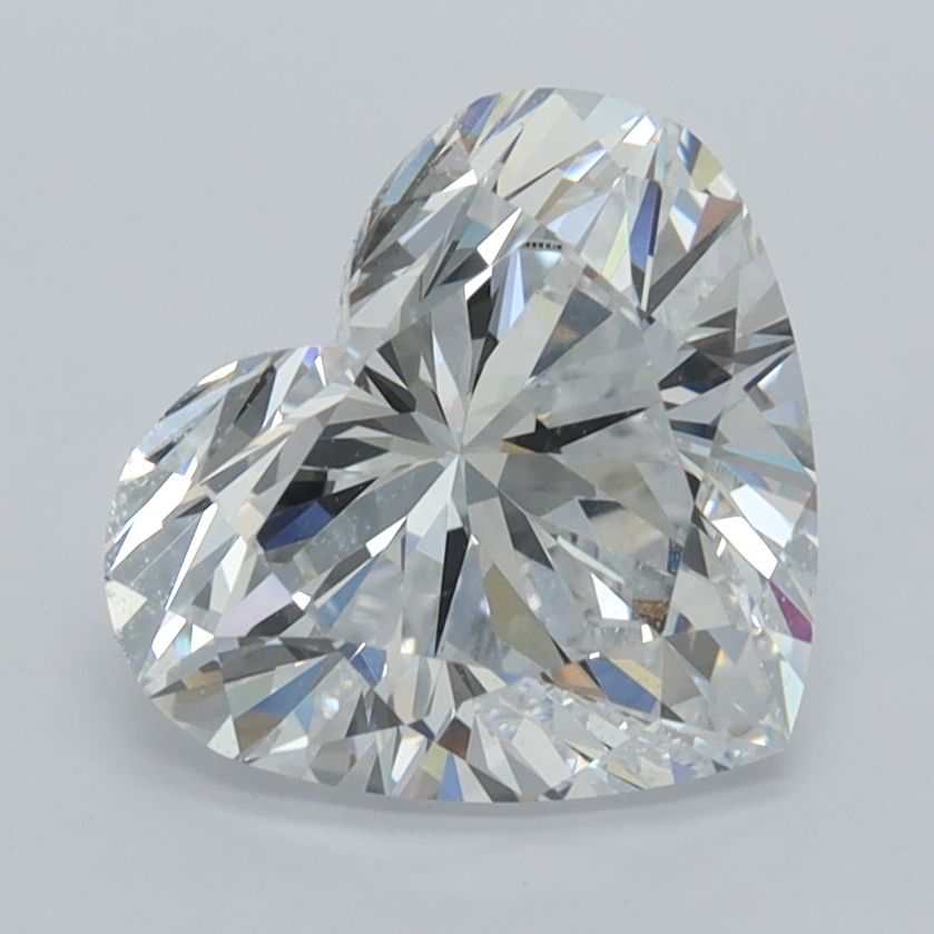 Heart Lab-Grown Diamond 2.53ct D VVS1
