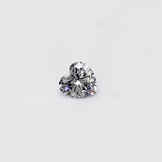 Heart Fancy Light Gray Natural Diamond 0.05ct loose diamond