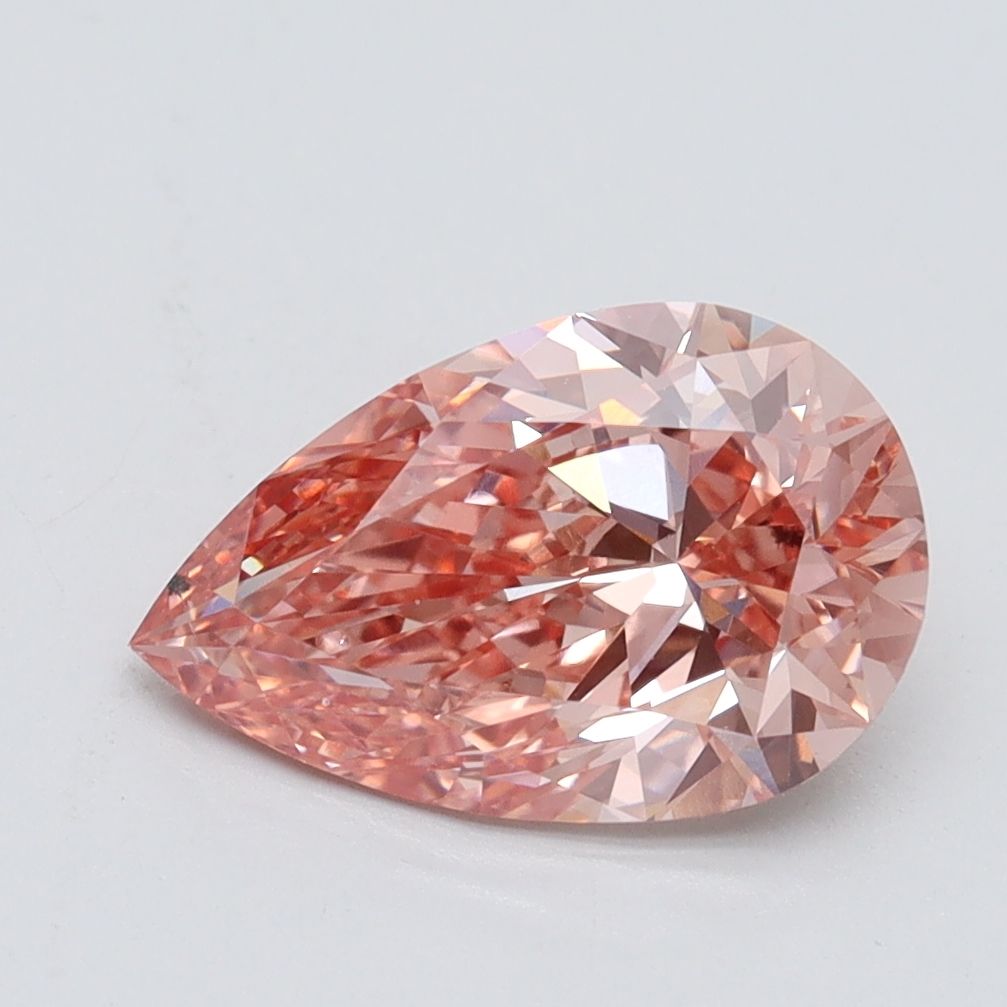 Pear Fancy Intense Pink Lab-grown Diamond 2.01ct VS2 loose diamond