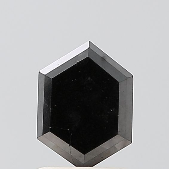 Hexagonal Black Natural Diamond 1.17ct VVS2 loose diamond