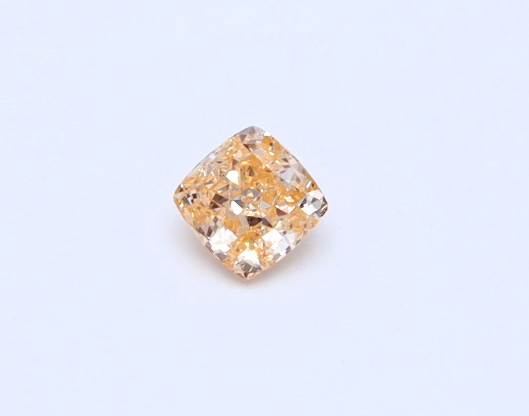 Cushion Fancy Intense Yellow Natural Diamond 0.17ct VVS1 loose diamond