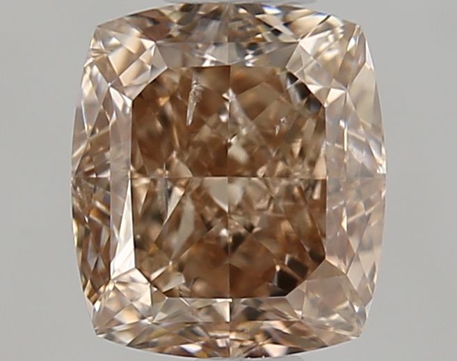 Cushion Fancy Brown Orange Natural Diamond 1.02ct SI2 loose diamond