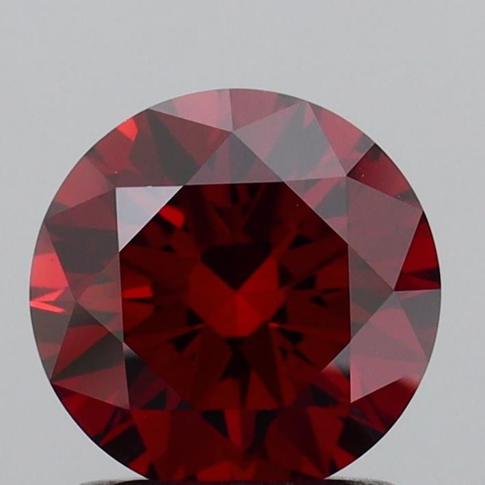 Round Fancy Deep Orange Lab-grown Diamond 1.23ct VS2 loose diamond