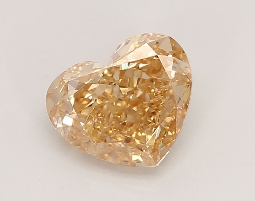 Heart Fancy Intense Brownish Orange Lab-grown Diamond 2.04ct VVS2 loose diamond