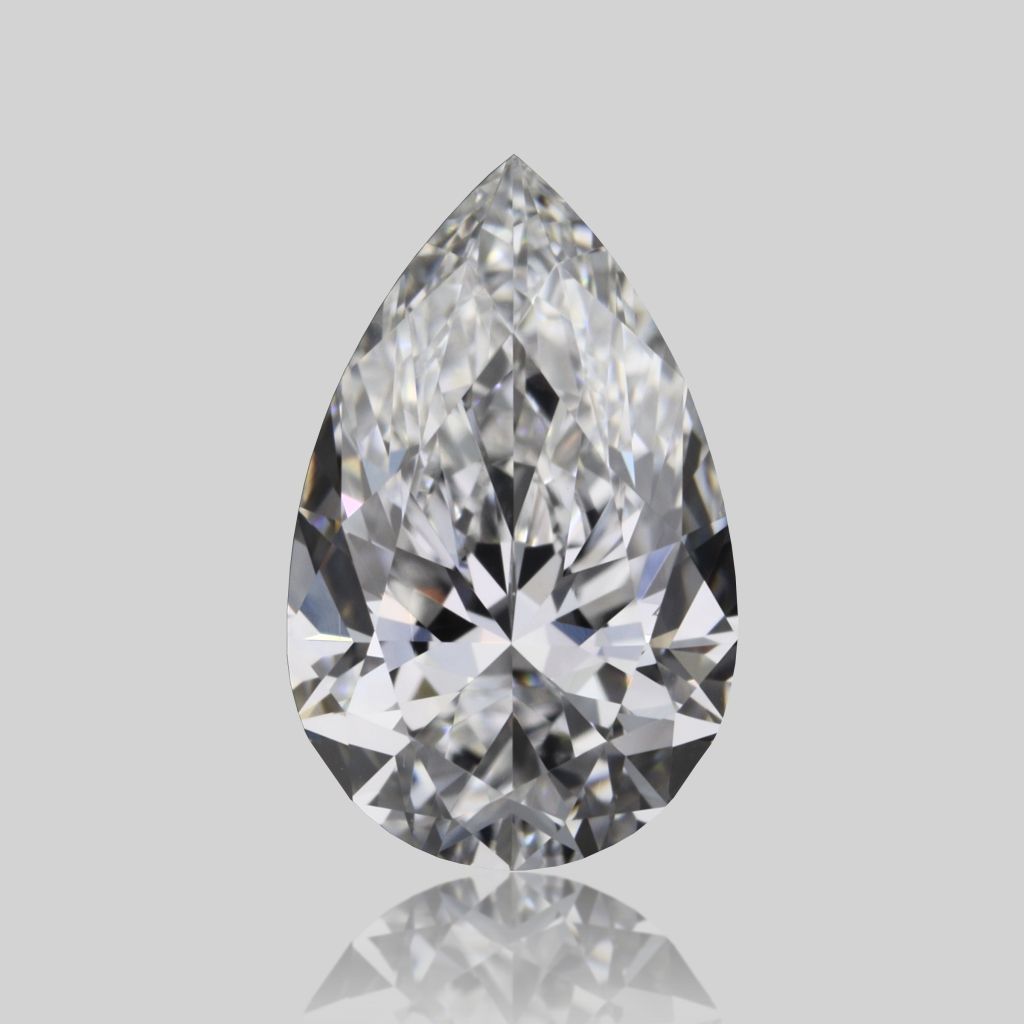 Pear Natural Diamond 0.73ct E VVS2
