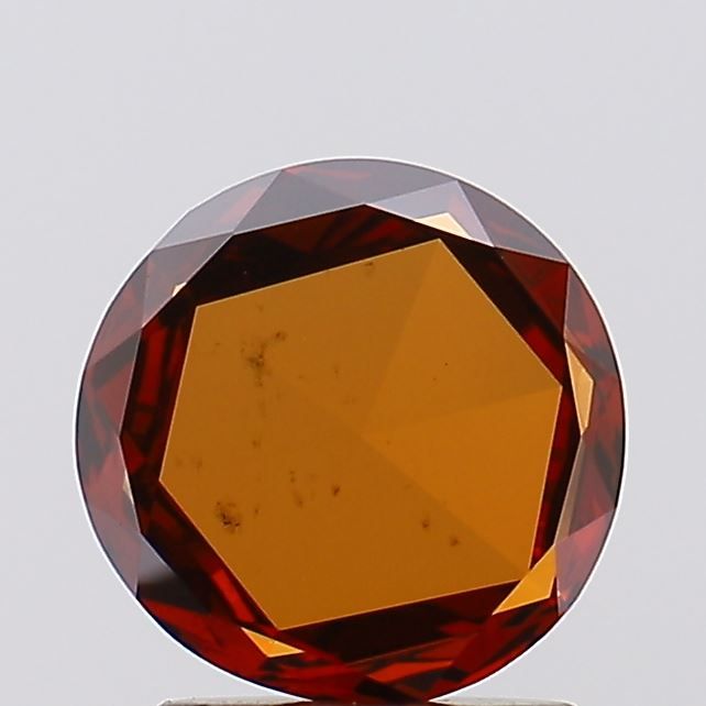Rose Fancy Vivid Orangey Red Lab-grown Diamond 1.1ct SI1 loose diamond