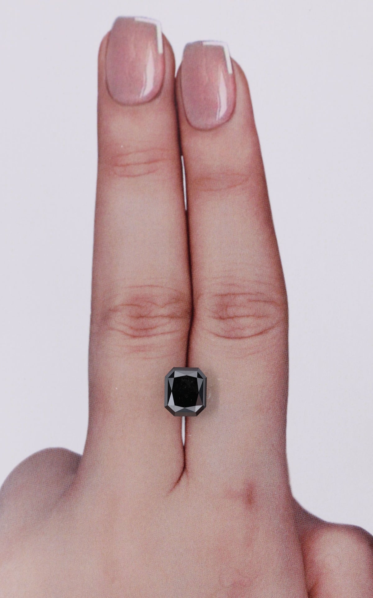 Radiant Black Natural Diamond 2.05ct loose diamond