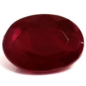 Oval Red Ruby 1.26ct loose gemstone