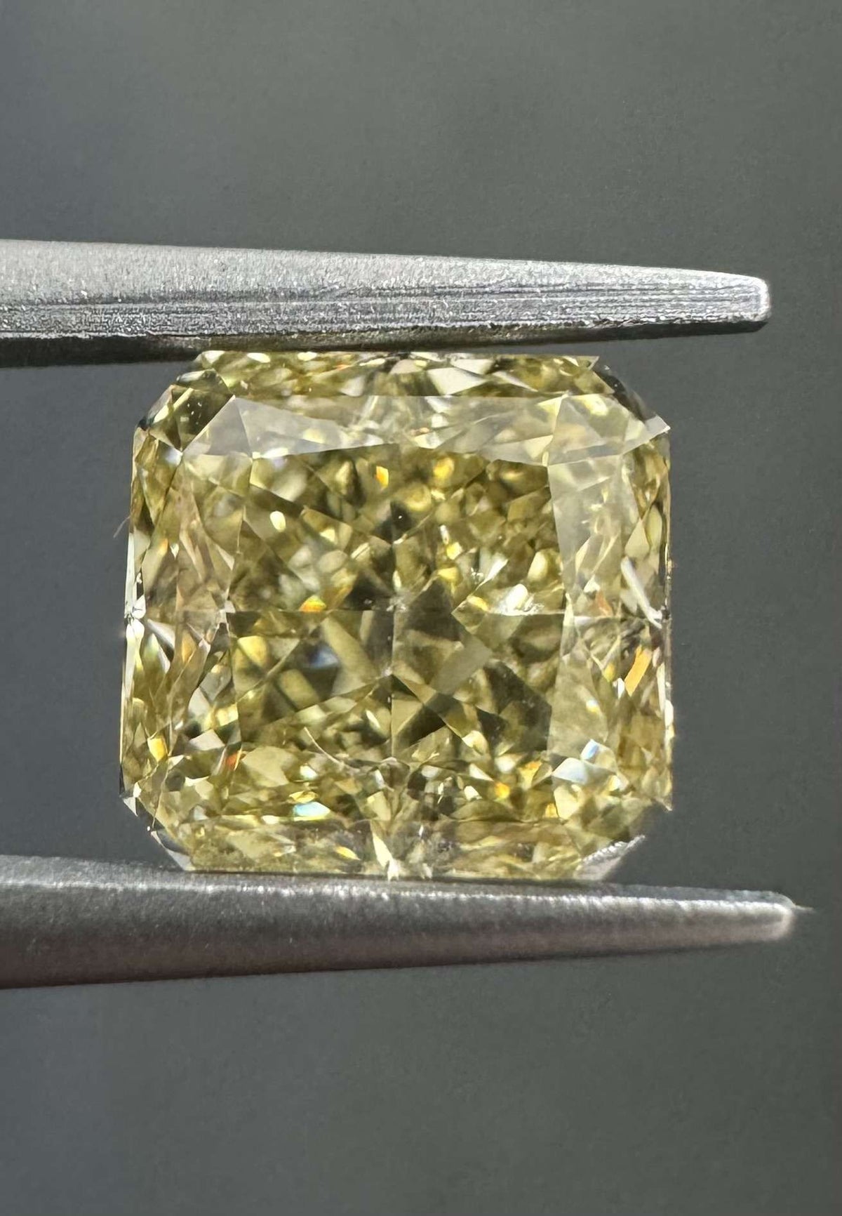 Square Fancy Brownish Yellow Natural Diamond 1.66ct VVS2 loose diamond