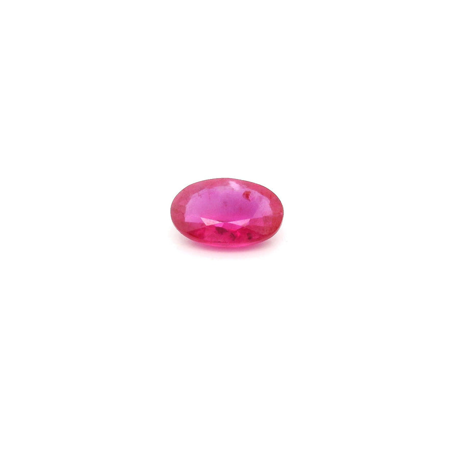 Oval Red Ruby 0.55ct loose gemstone