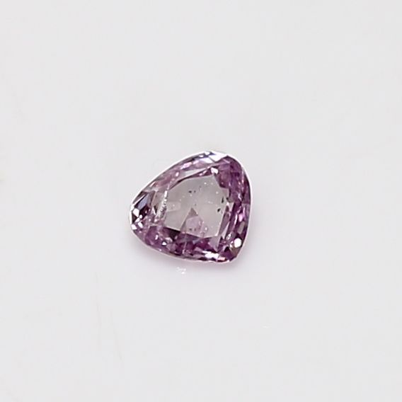 Heart Fancy Purple Pink Natural Diamond 0.1ct loose diamond
