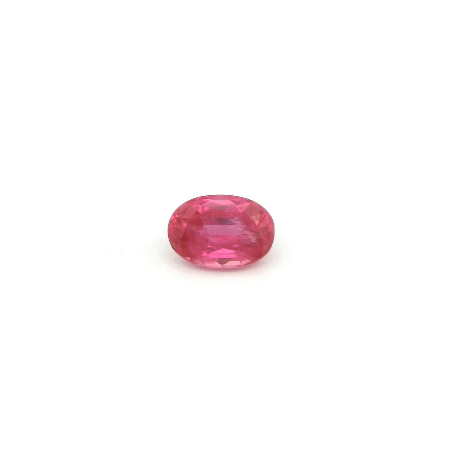 Oval Red Ruby 0.65ct loose gemstone