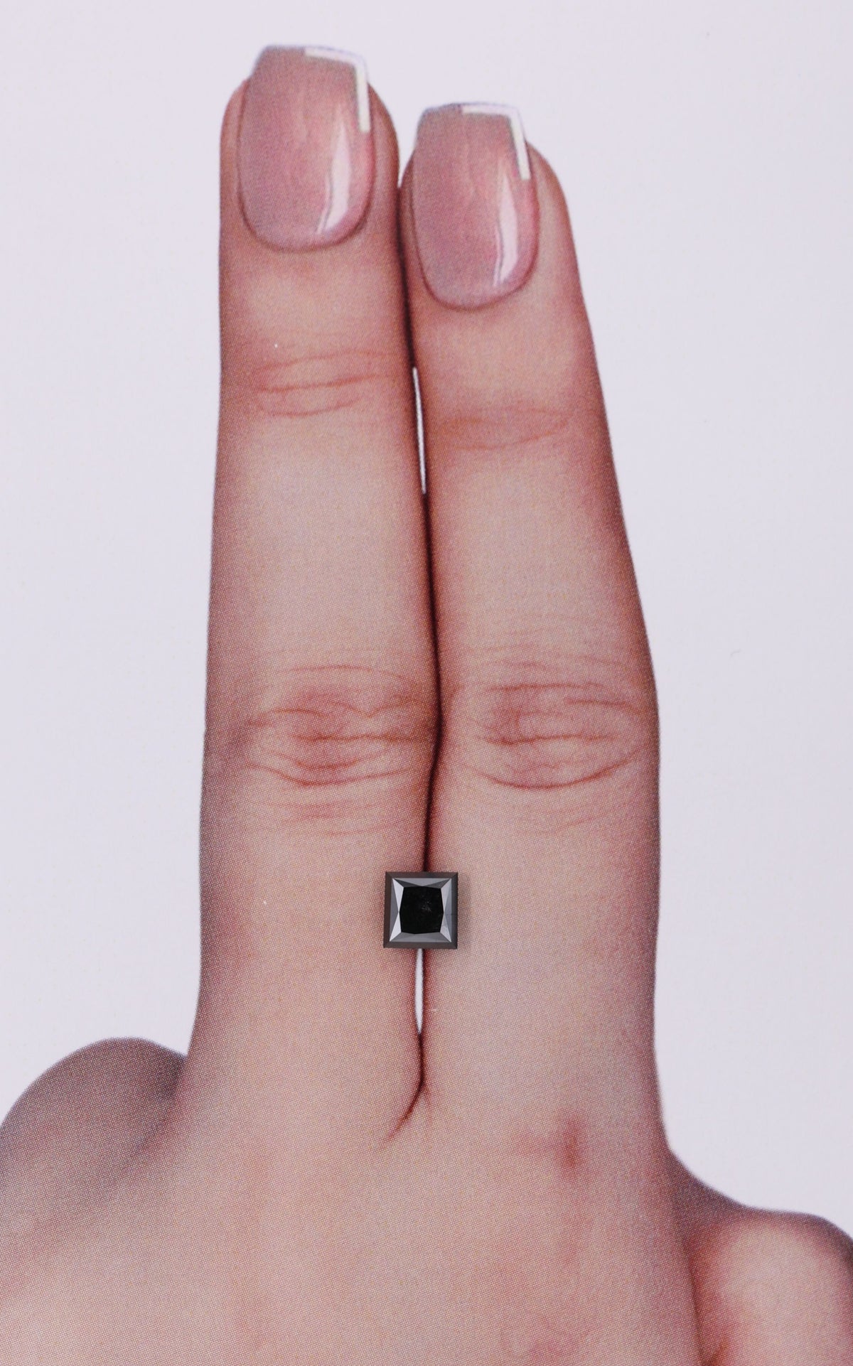 Princess Fancy Black Natural Diamond 0.76ct VVS2 loose diamond