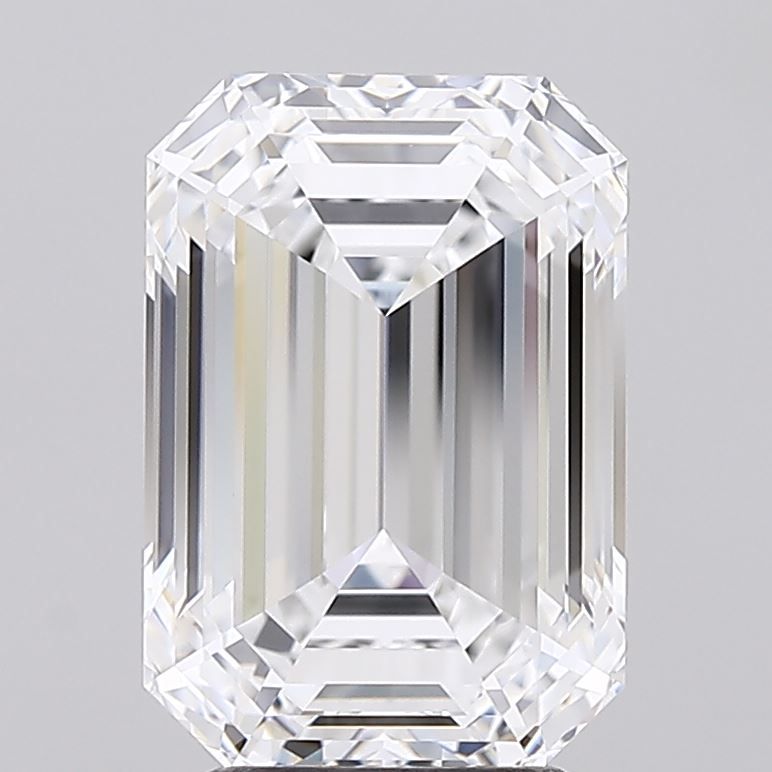 Emerald Lab-Grown Diamond 4.00ct D FL