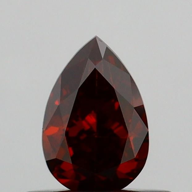 Pear Fancy Deep Orange Lab-grown Diamond 0.45ct VS1 loose diamond