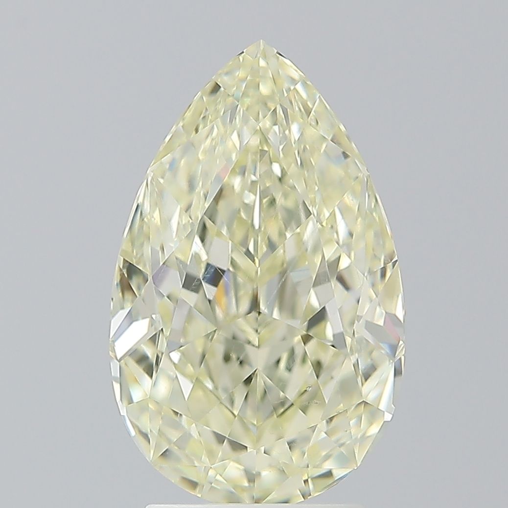 Pear Violet Natural Diamond 3.51ct SI2 loose diamond