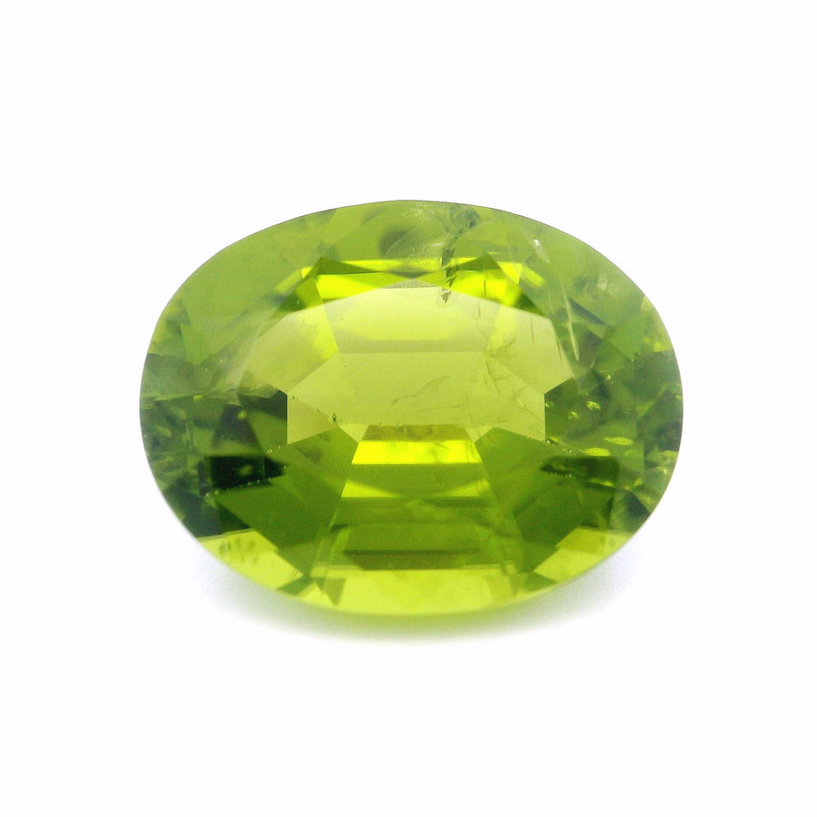 Oval Green Peridot 9.56ct loose gemstone