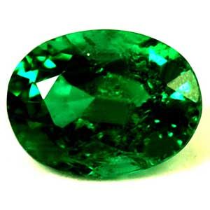 Oval Green Emerald 1.08ct loose gemstone
