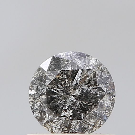 Round Salt And Pepper Natural Diamond 0.6ct VVS2 loose diamond