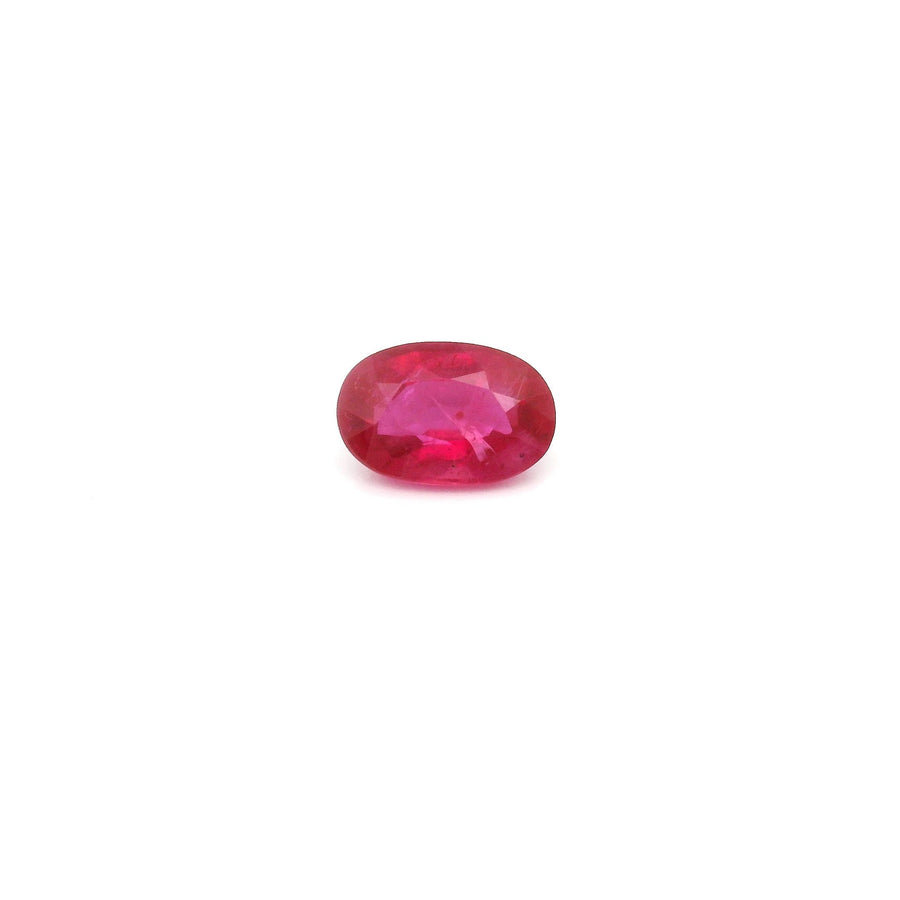 Oval Red Ruby 0.59ct loose gemstone